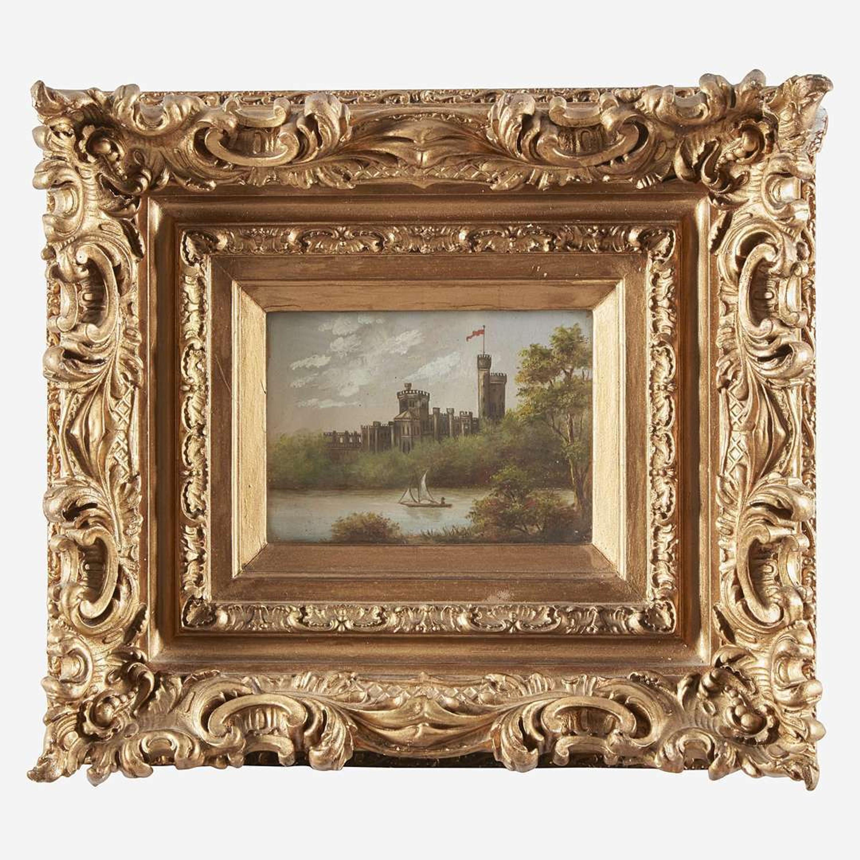 Attributed to Joseph Coomans (Belgian, 1816–1889) Castle View