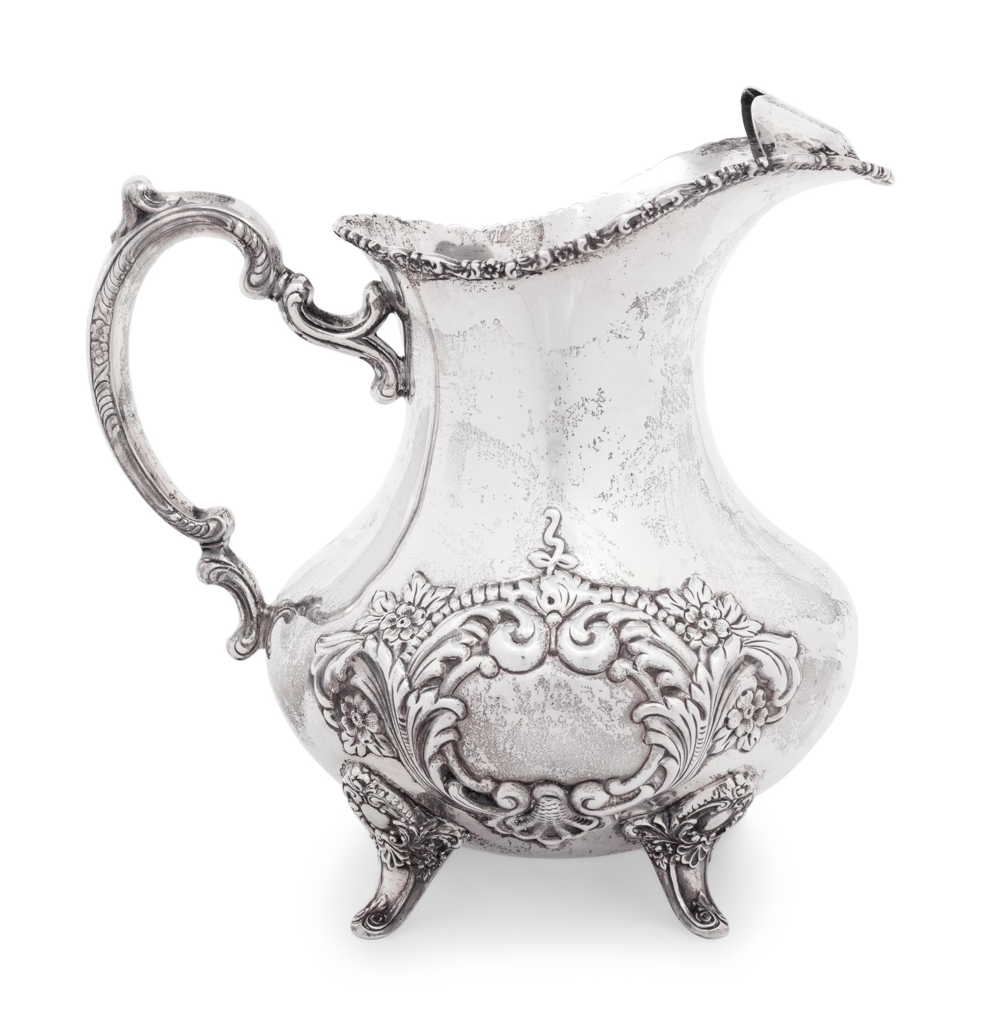 An American Silver Water Pitcher