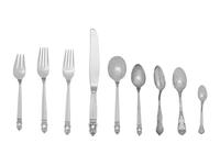 An American Silver Flatware Service
