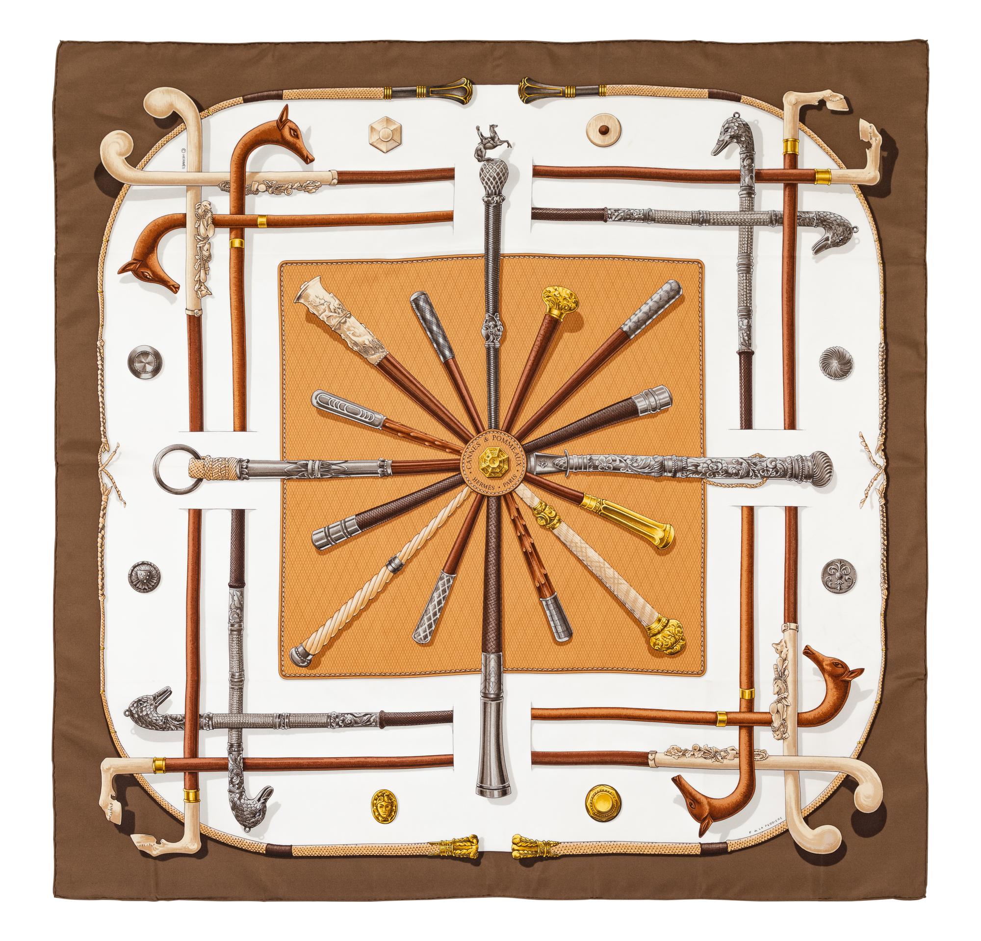 Hermès 90cm Silk Scarf