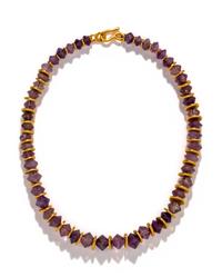 A Jean Mahie Bead Necklace — with Hellenistic Amethyst Beads and Modern Gold Spacers