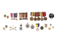 [MILITARIA]. Military archive of John Pope Baker and family, featuring Civil War era commission documents, medals, and more.