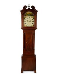 A Scottish George II Style Mahogany Tall Case Clock