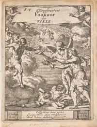 [Early Printing] H(oogstraeten)., F(rans). van. Het Voorhof der Ziele, Behangen met leerzaeme Prenten en Zinnebeelden