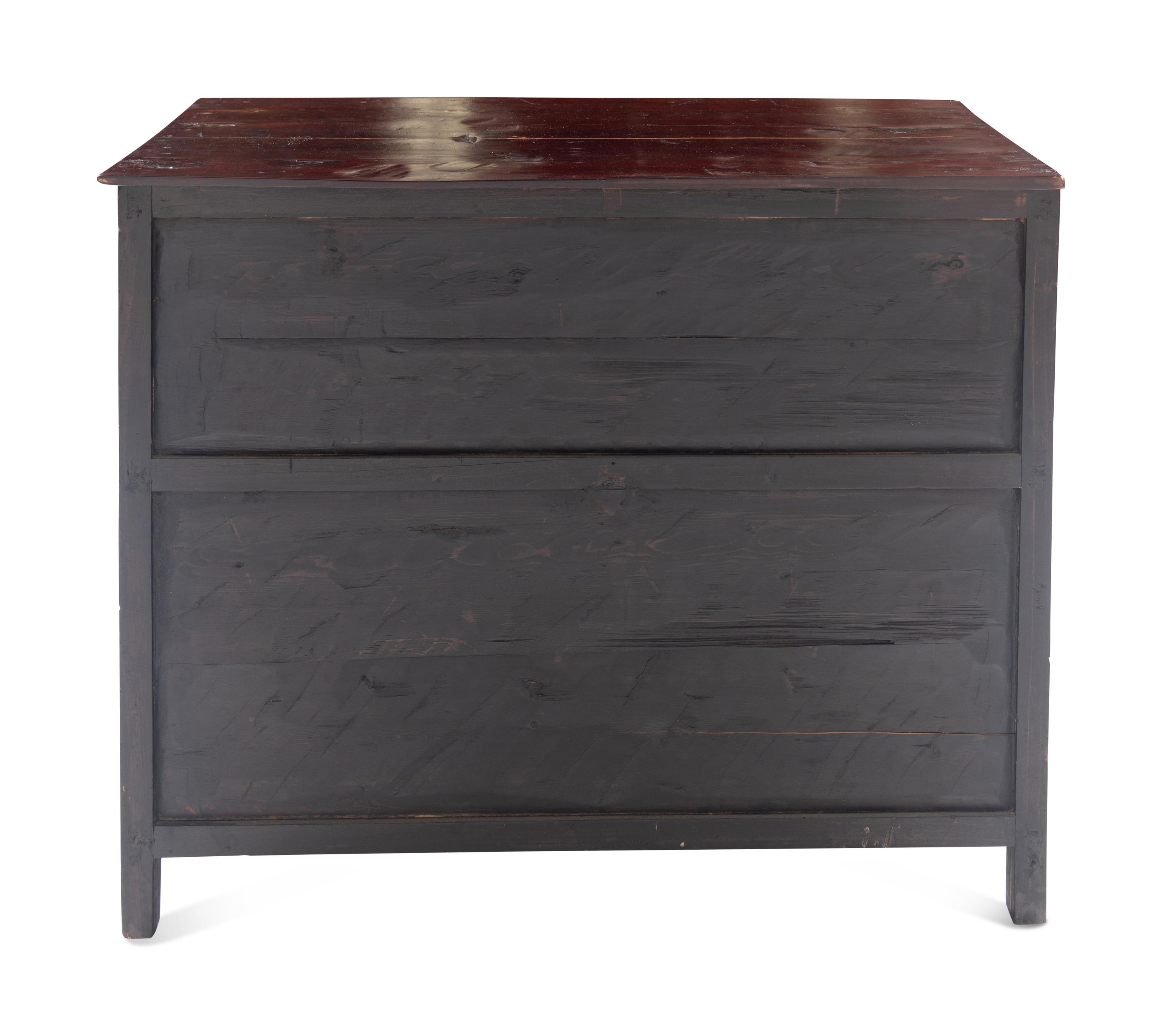 A Tibetan Polychrome Cabinet