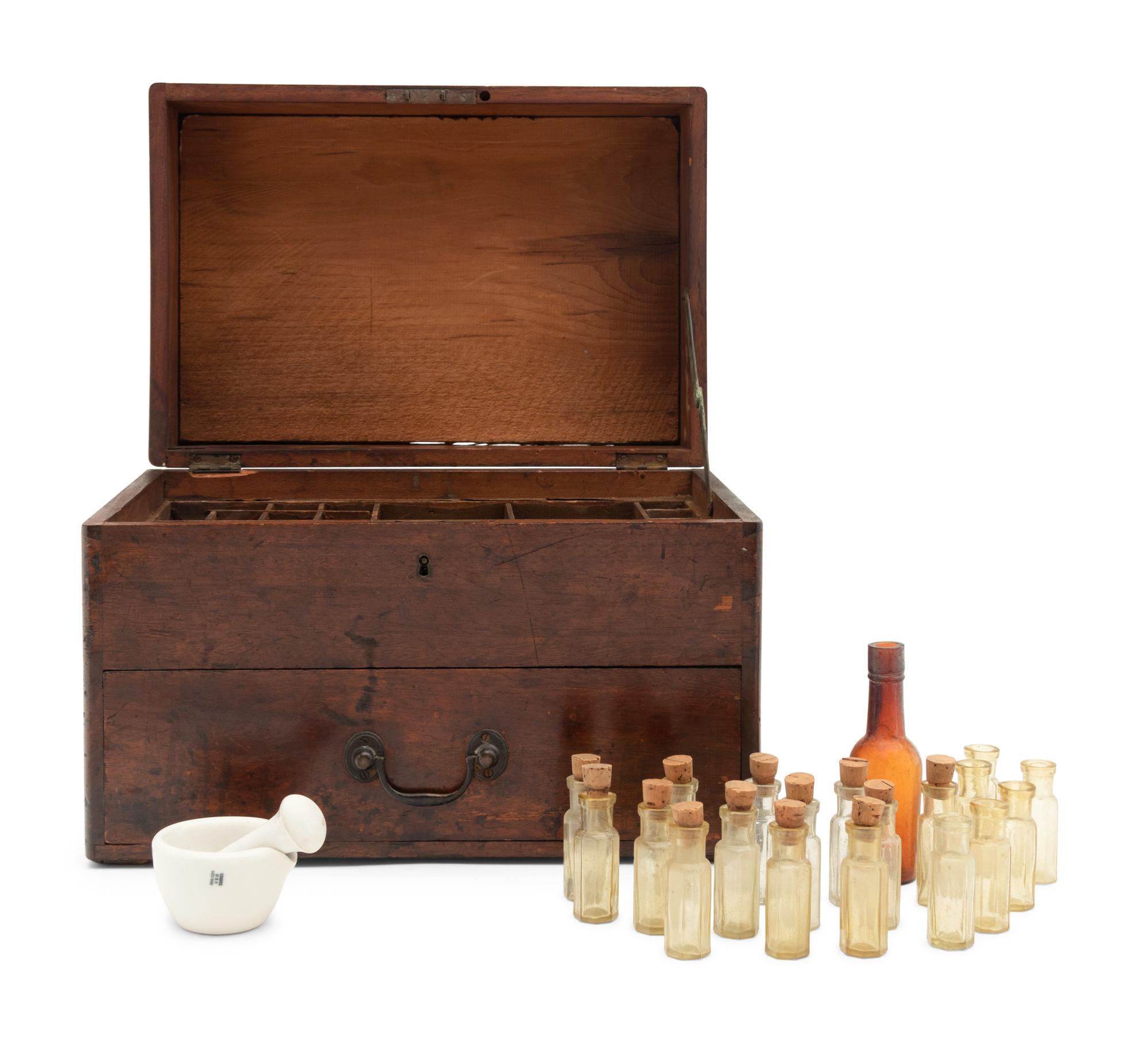 An English Travelling Apothecary Case