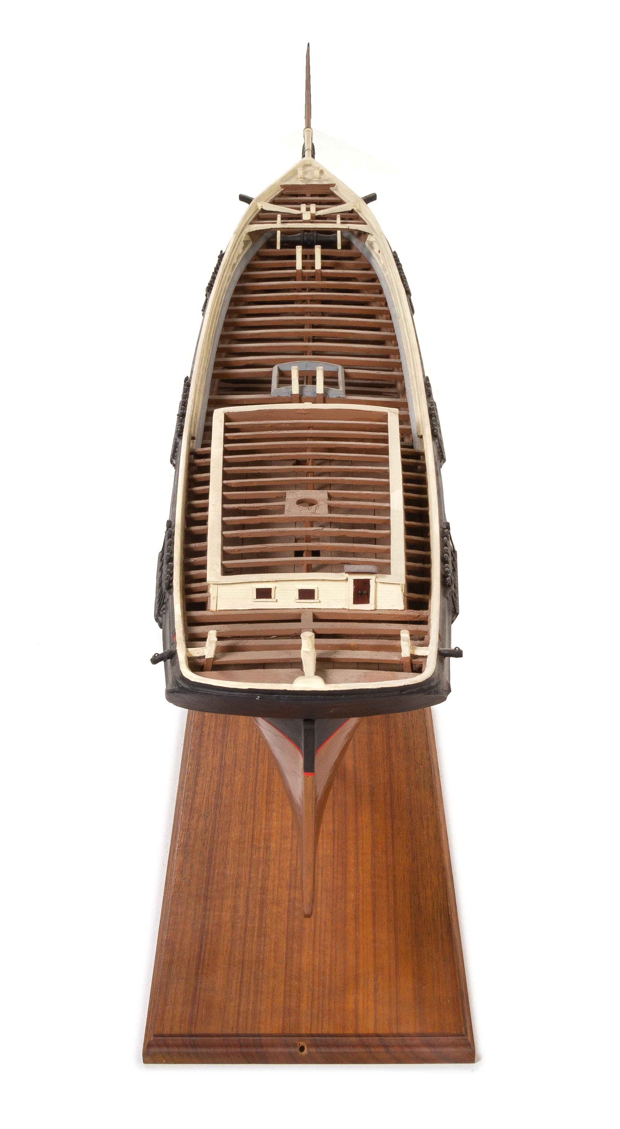 A Model of a Young Mechanic Clipper Ship Height of model 19 1/2 x length 66 inches.