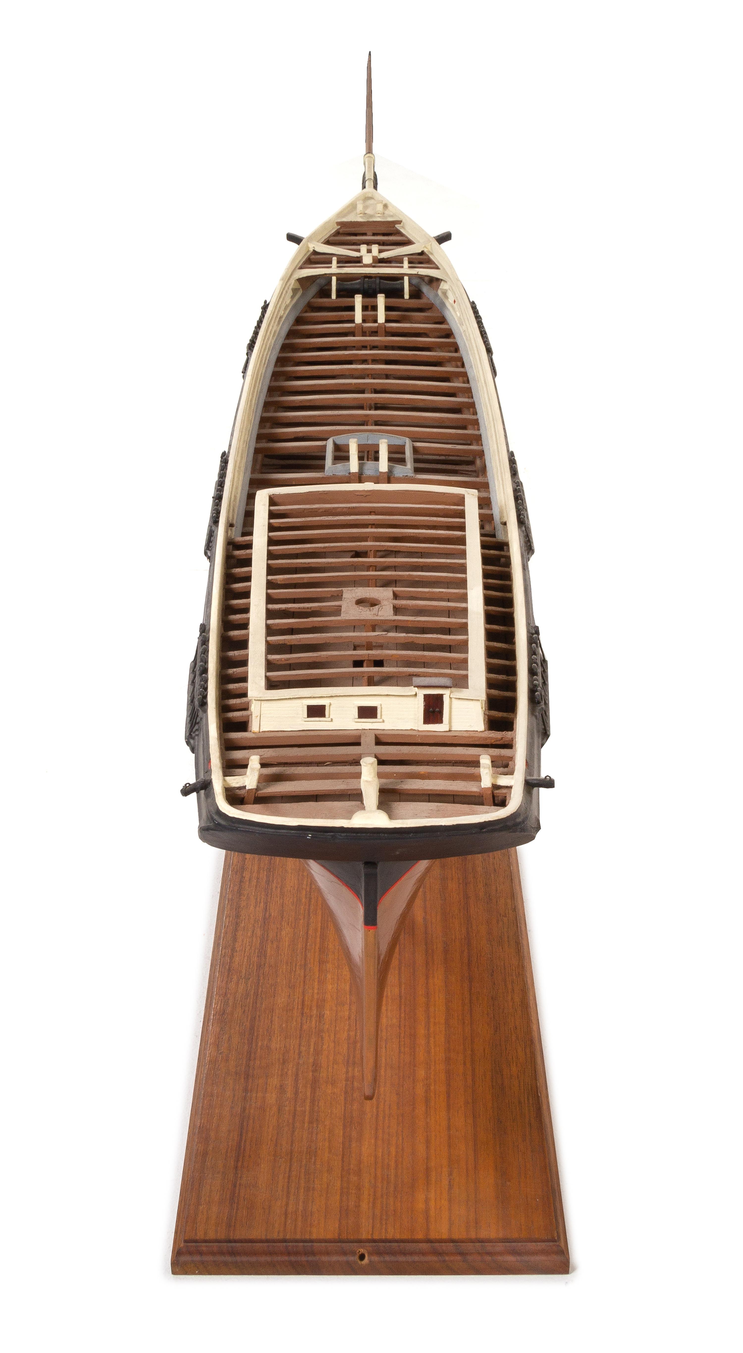 A Model of a Young Mechanic Clipper Ship Height of model 19 1/2 x length 66 inches.