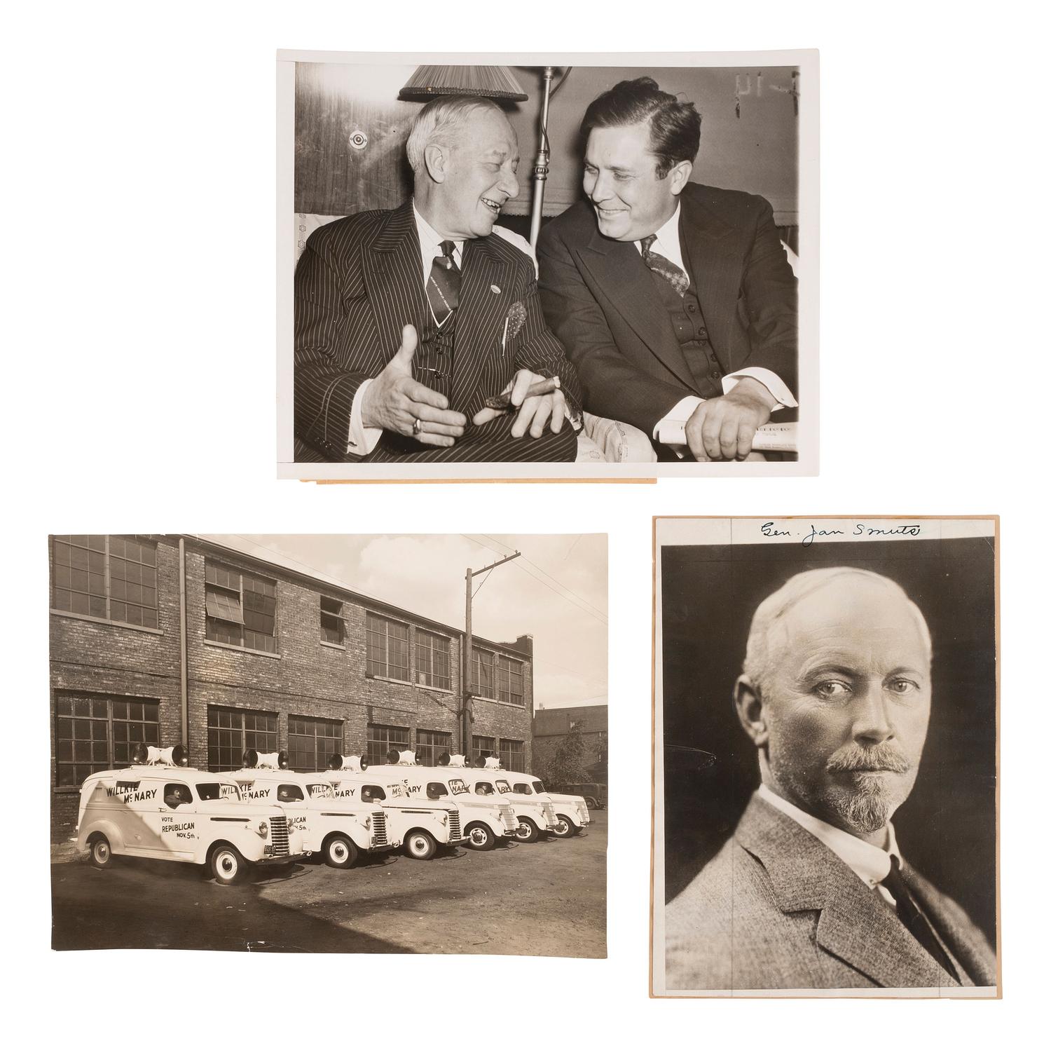 [POLITICS]. Collection of photos of presidents, politicians, and other political subjects.