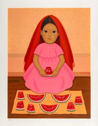 Cocina and Sandías (a pair of prints from the Niños Mexicanos series)