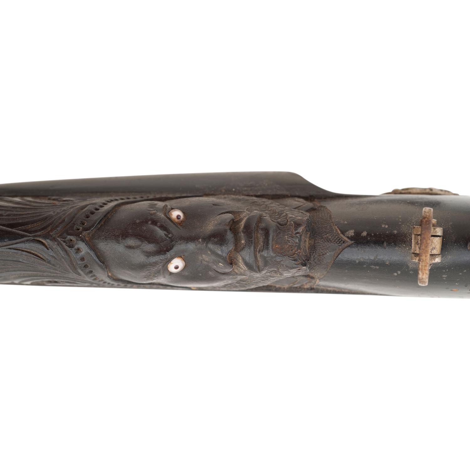 Casa LaPort Percussion Shotgun with Carved Stock