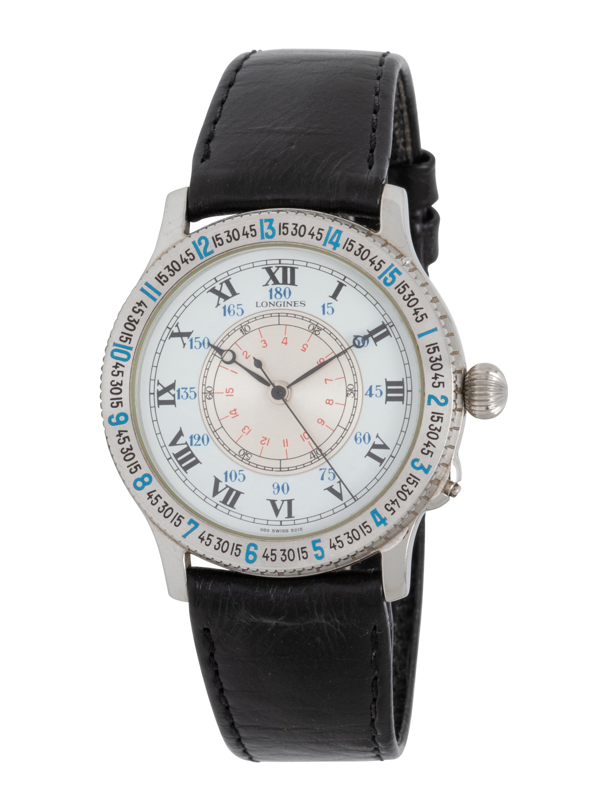 LONGINES, STAINLESS STEEL 'LINDBERGH REPLICA' WATCH