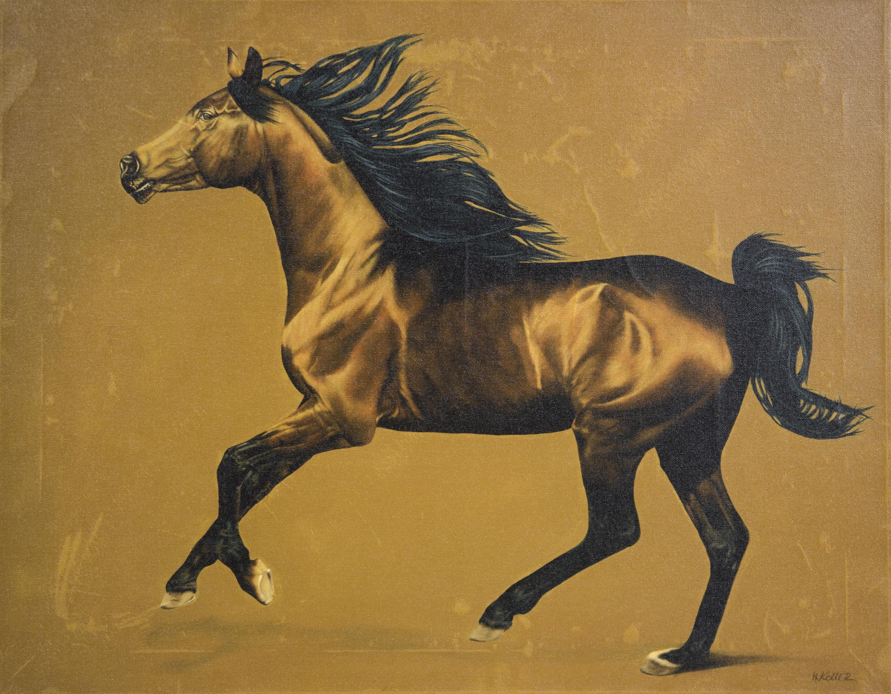 Helmut Koller, (Austrian, b. 1954), Three Works; Pug, Zebra and Horse