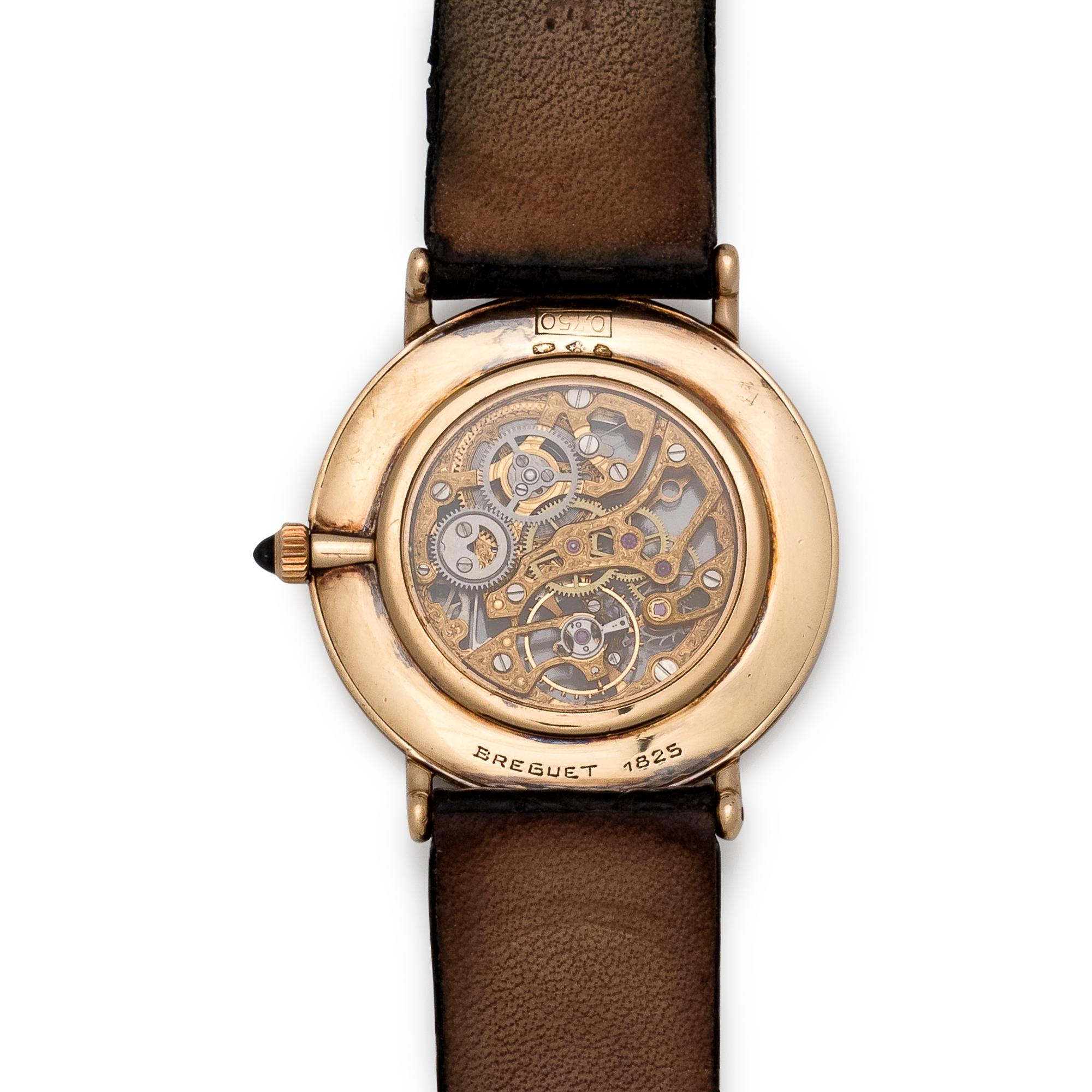 Breguet, 18K Yellow Gold and Diamond Skeleton Wristwatch
