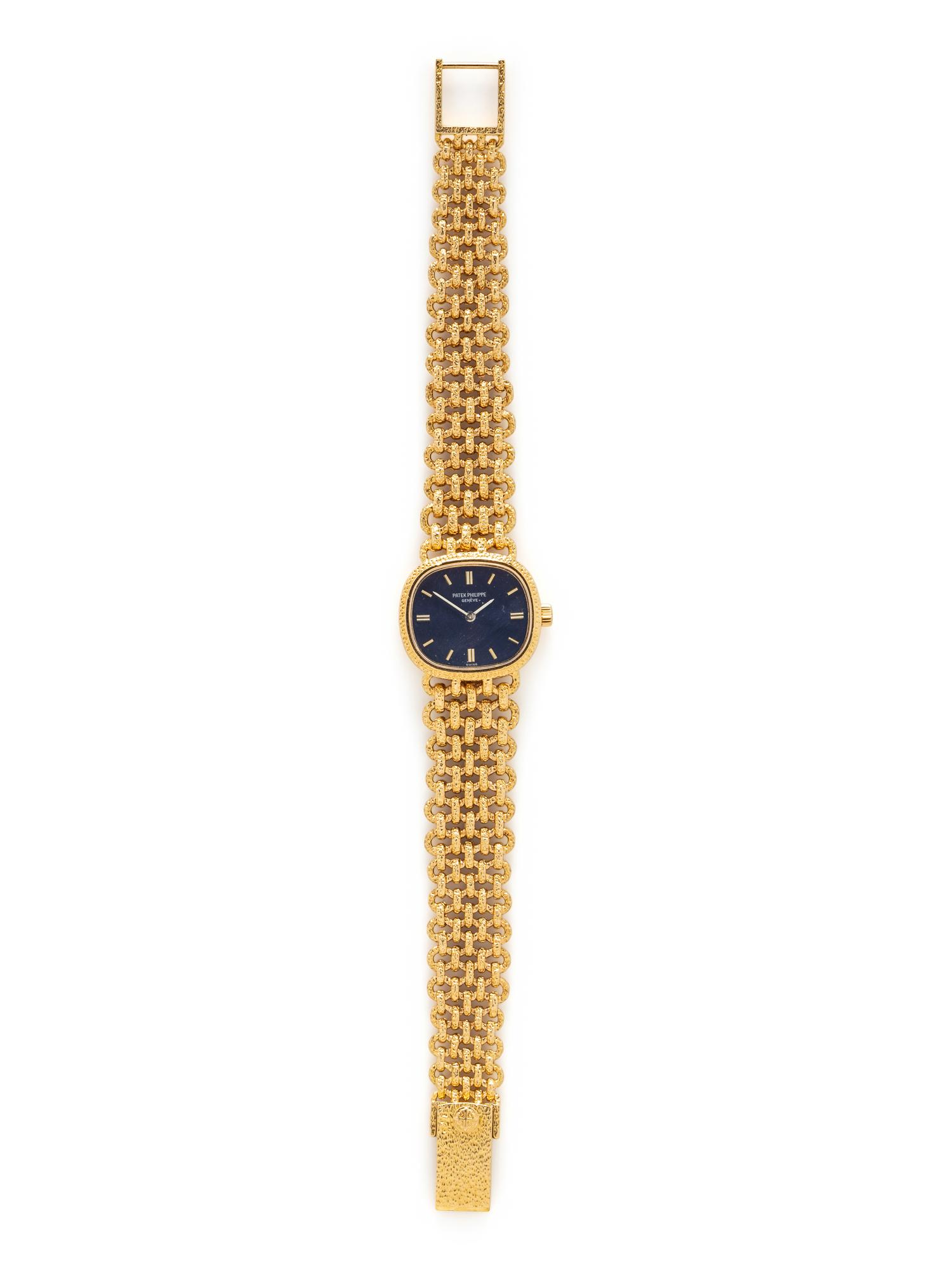 PATEK PHILIPPE, 18K YELLOW GOLD 'ELLIPSE' WATCH