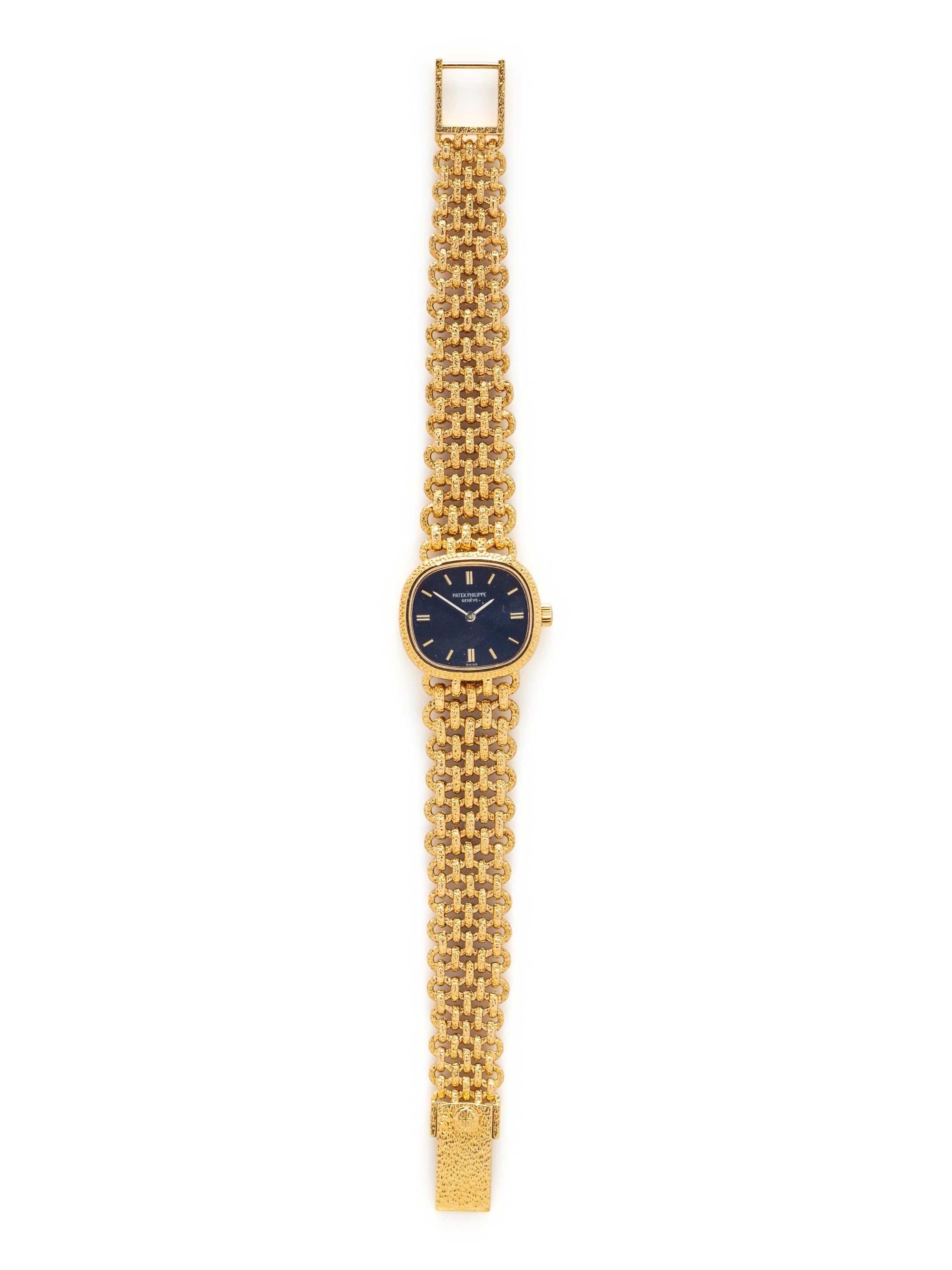 PATEK PHILIPPE, 18K YELLOW GOLD 'ELLIPSE' WATCH