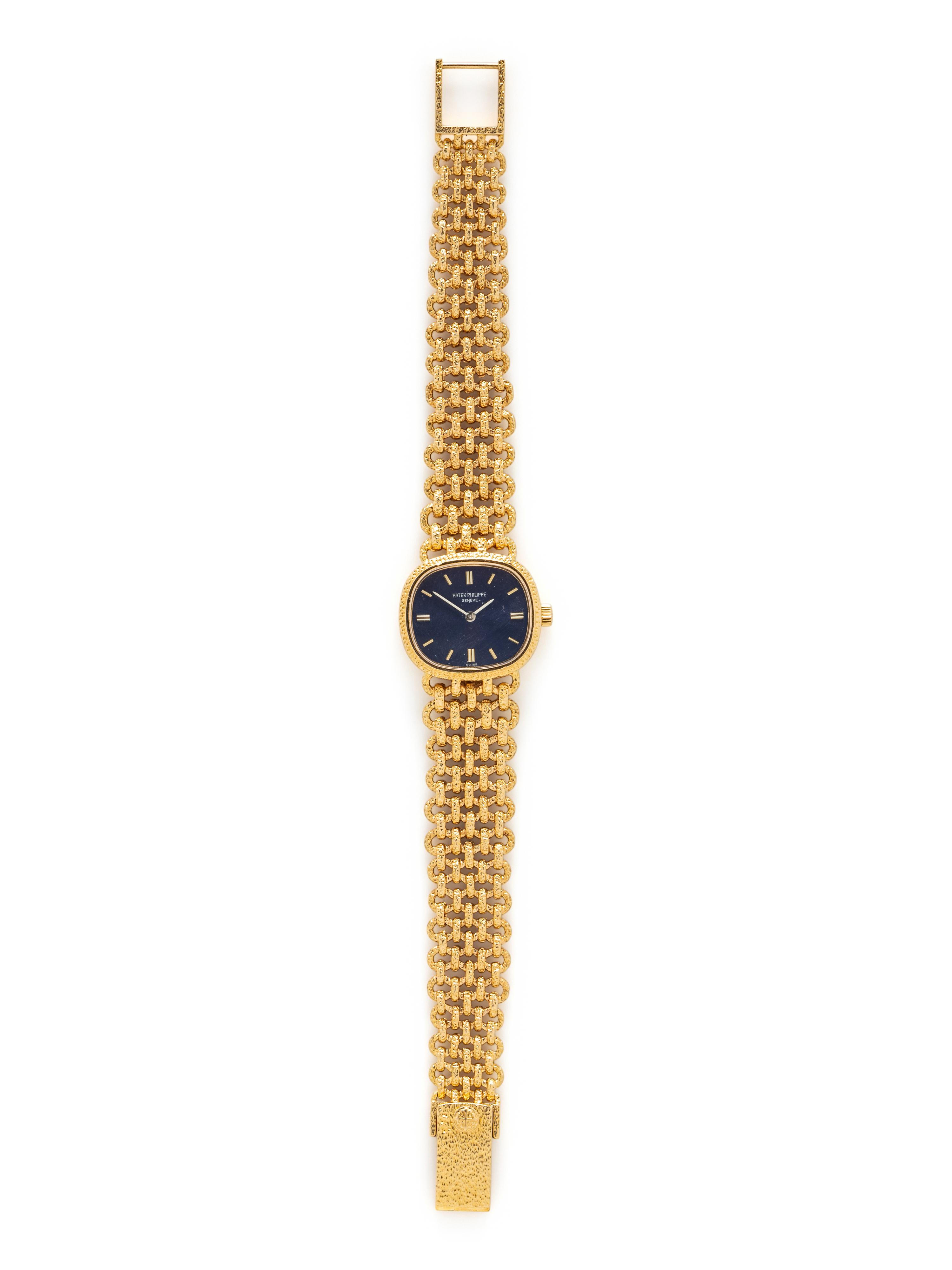 PATEK PHILIPPE, 18K YELLOW GOLD 'ELLIPSE' WATCH