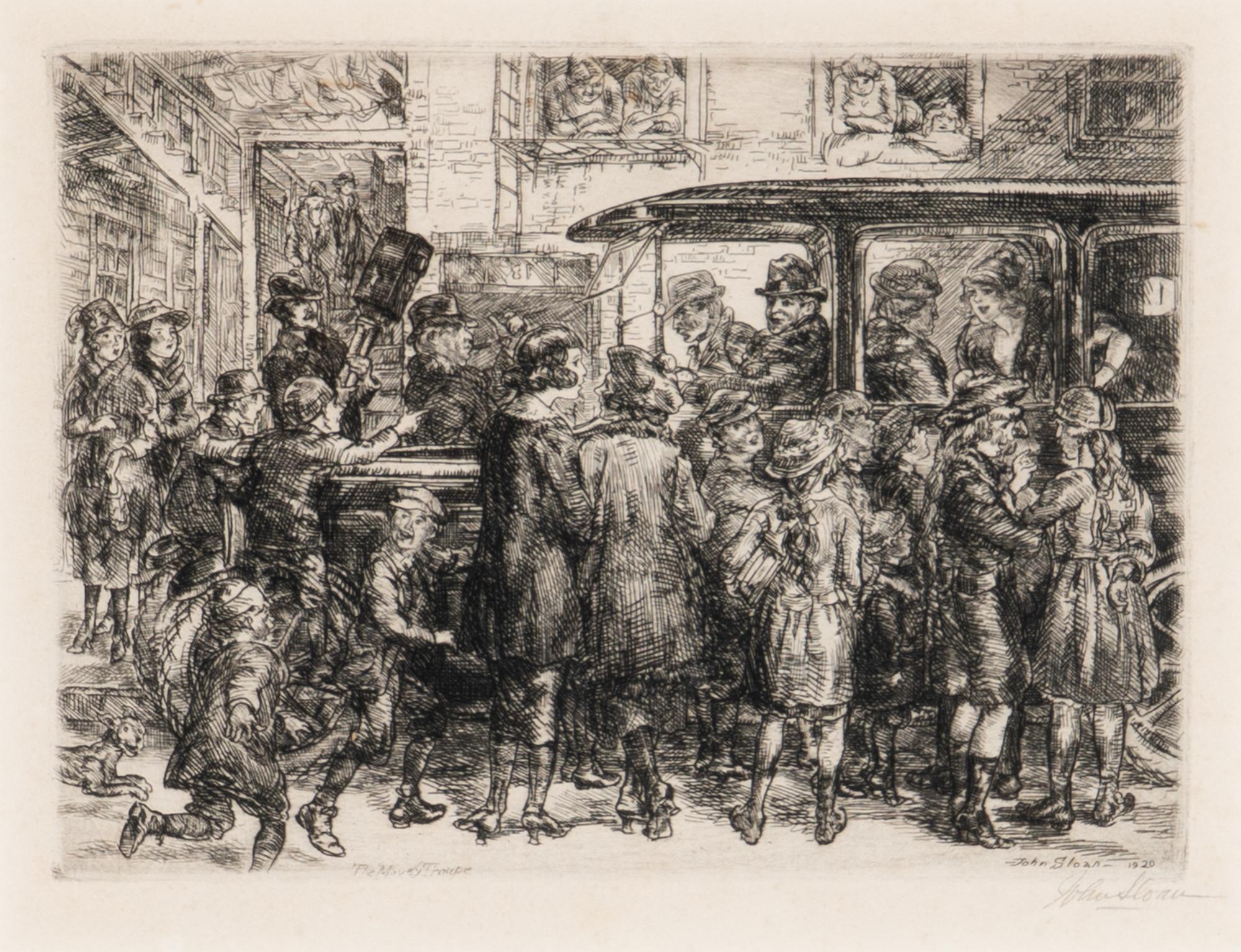 Ways of Drinking Champagne and The Movey Troupe (two works)