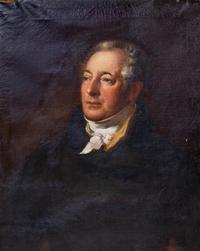 British School, 19th Century Portrait of a Gentleman oil on canvas