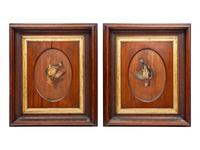 A Pair of Nature Morte Still Lifes Painted on Panels
