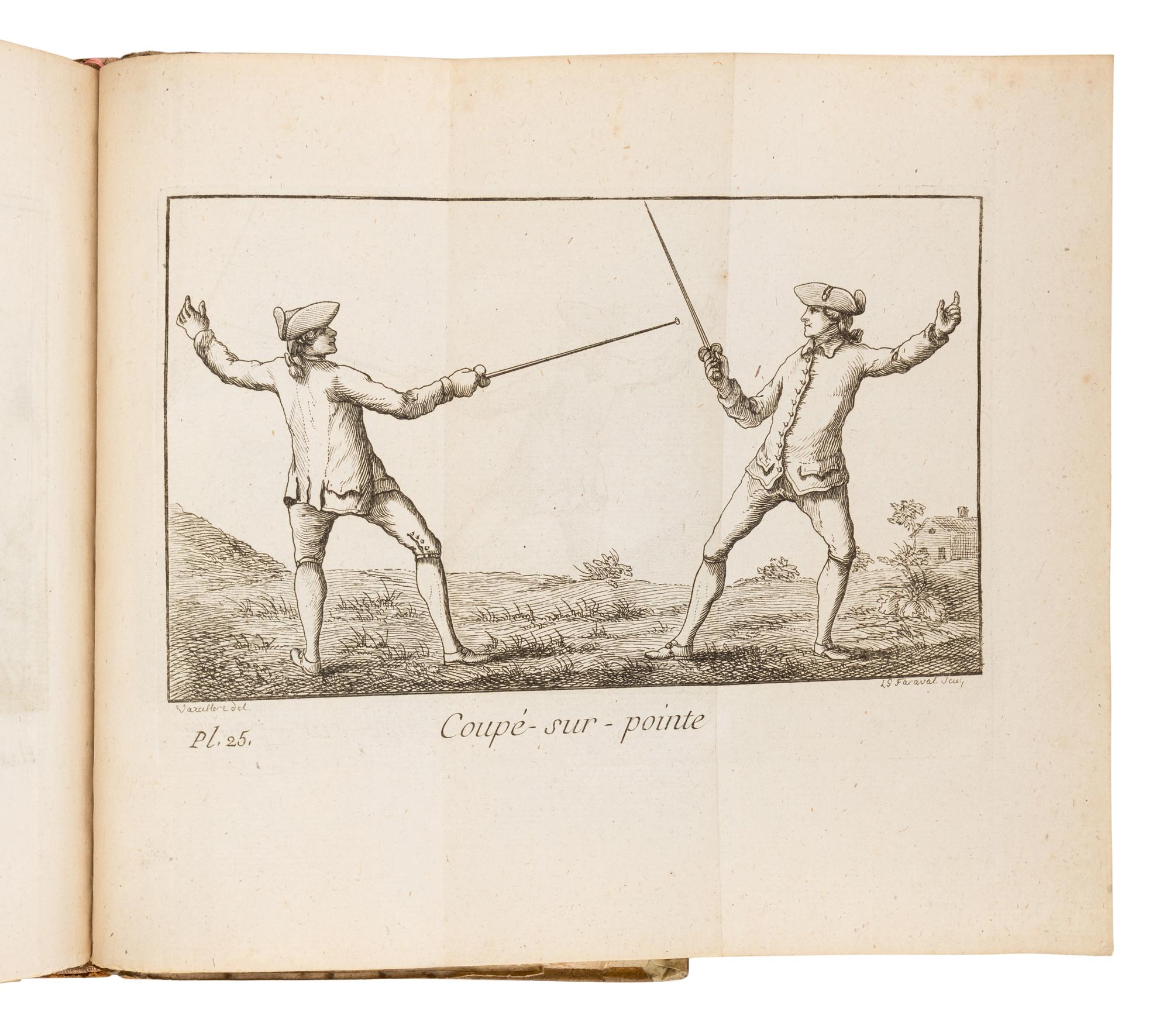 [FENCING]. A group of 5 French 18th- and early 19th-century works, comprising: