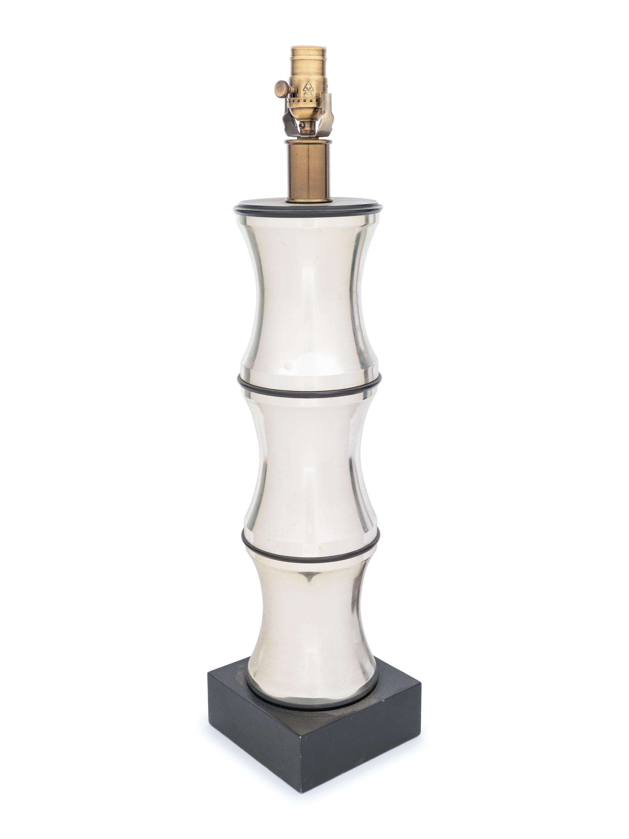 A Modernist Steel Lamp