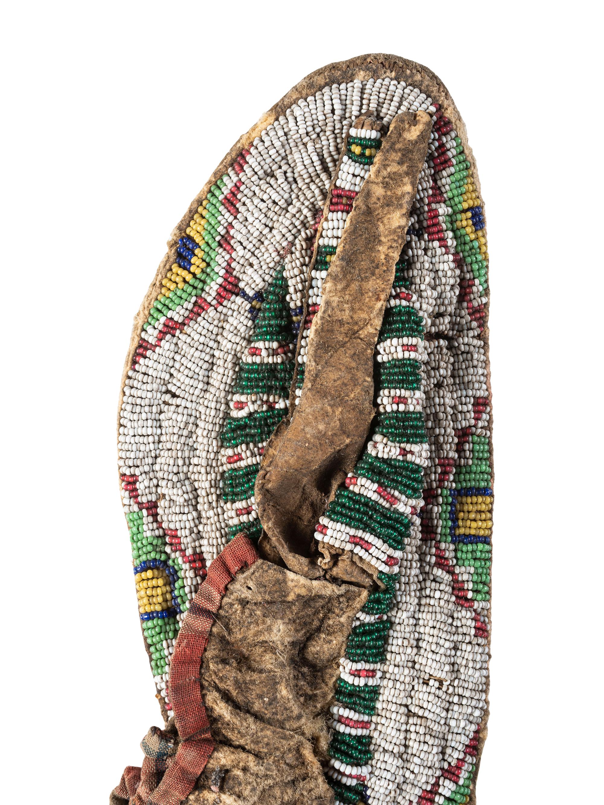 Sioux Beaded Hide Moccasins