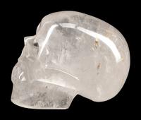 A Large Carved Rock Crystal Model of a Skull