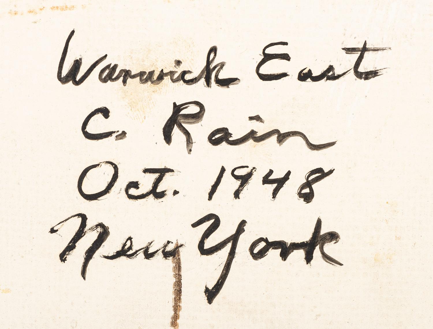 Charles Whedon Rain (American, 1911-1985)