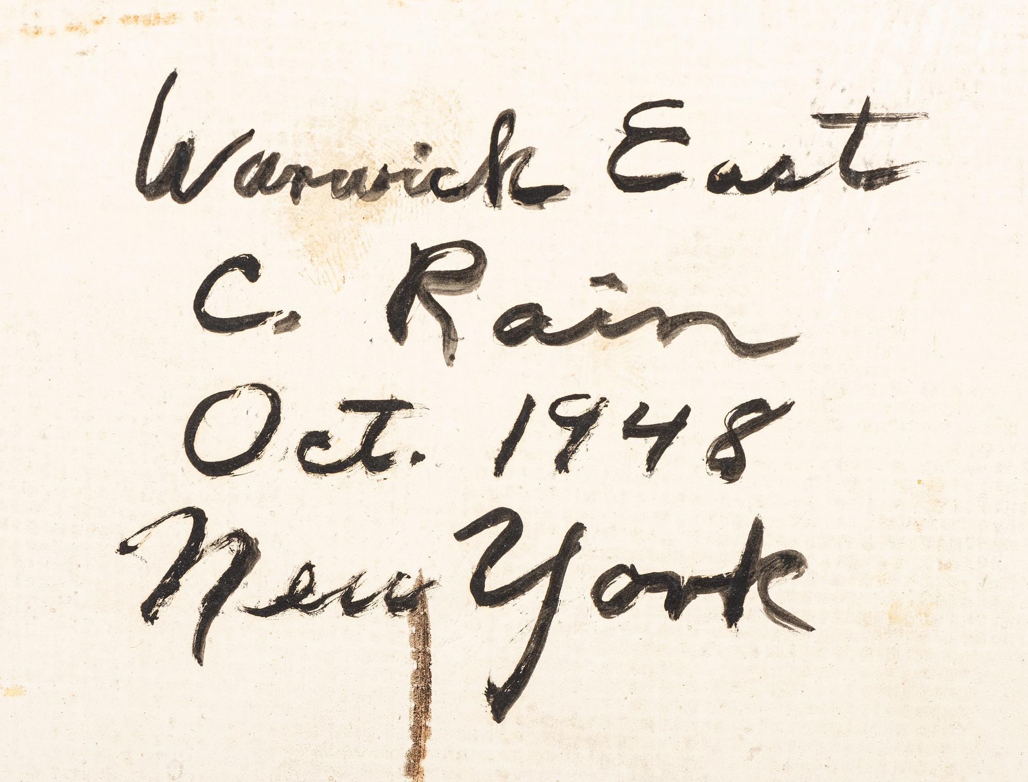 Charles Whedon Rain (American, 1911-1985)