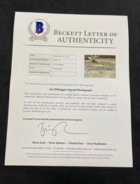 A Joe DiMaggio Signed Autograph Large Format Photograph (Beckett Authentication Services BAS Certified),