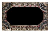 A Pair of Venetian Glass Mirrors Height 59 x width 35 inches. — 19TH CENTURY