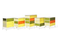 Five steel-frame chests of drawers Herman Miller, USA