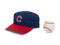 A Greg Maddux Signed Baseball and Chicago Cubs Hat (Beckett Authentication Services BAS Certified),