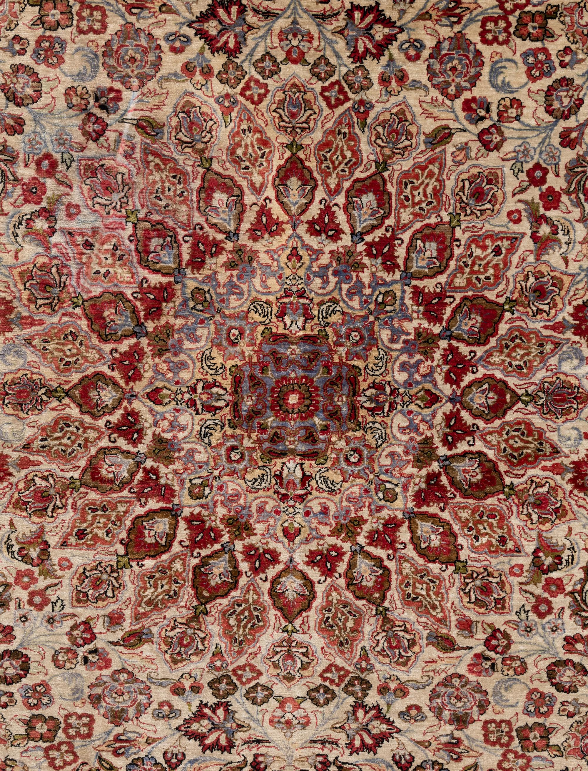 A Nain Silk Rug