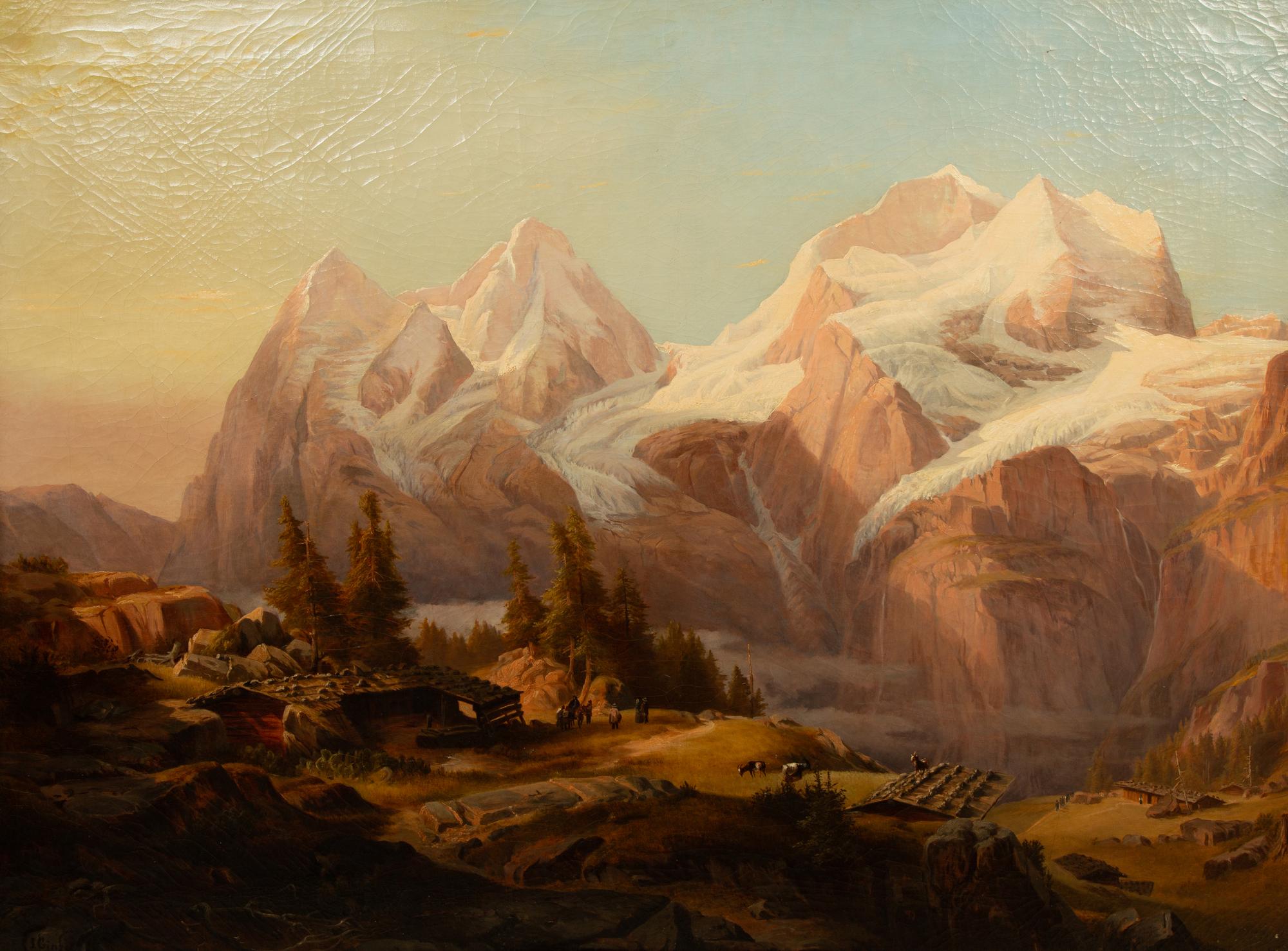 Landscape with Mountains