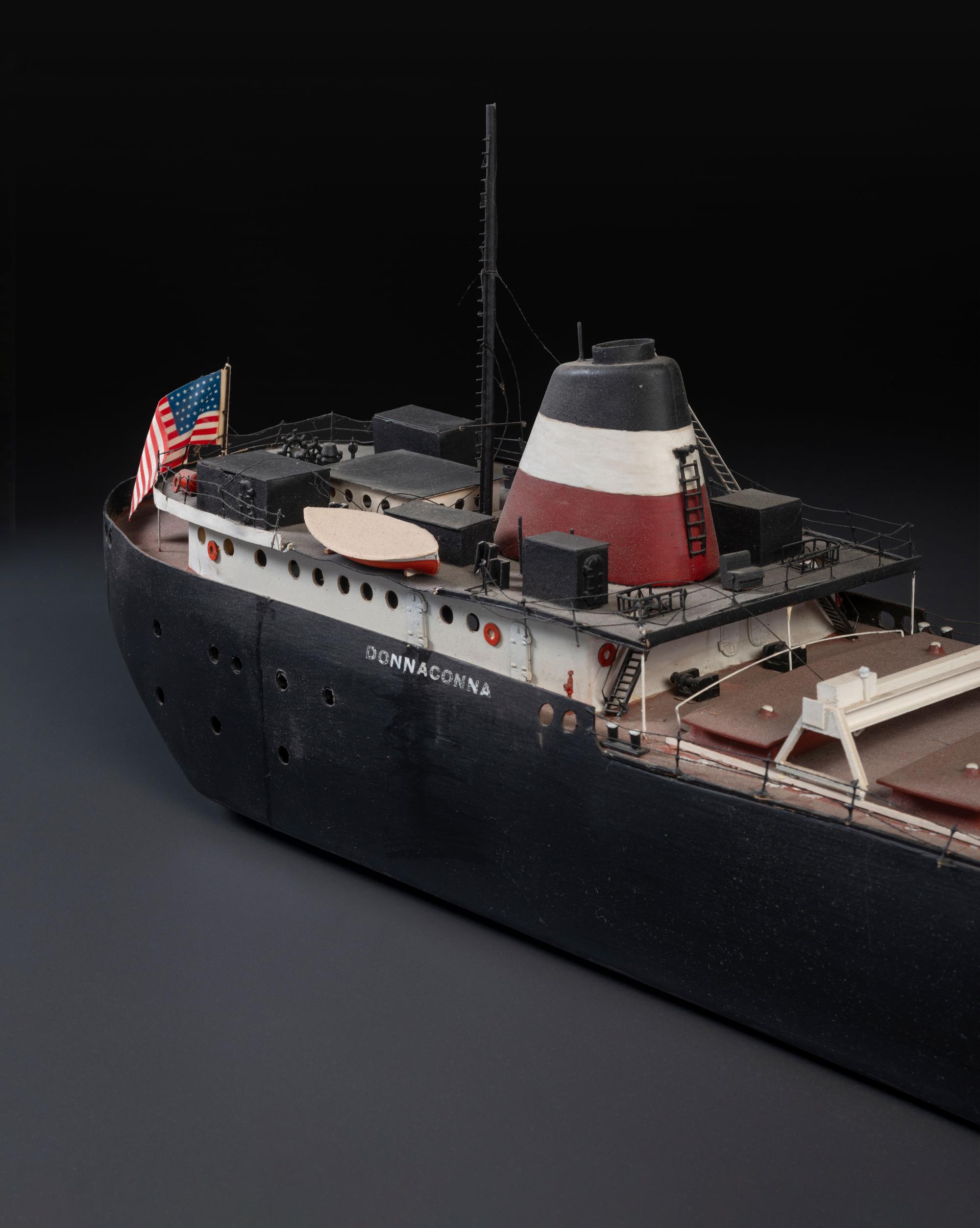 A Great Lakes Bulk Freighter Model, SS Donnacona