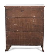 A Federal Cherrywood Inlaid Chest of Drawers