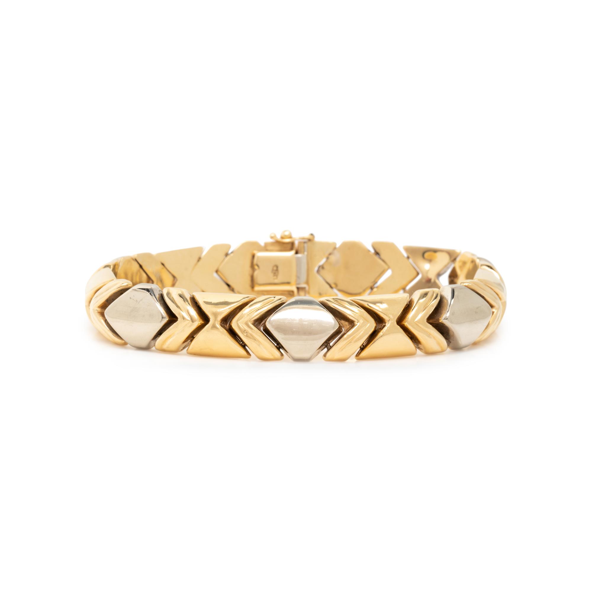 BICOLOR GOLD BRACELET