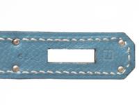 Hermès Kelly Retourne 28cm Blue Jean Bag, 2005