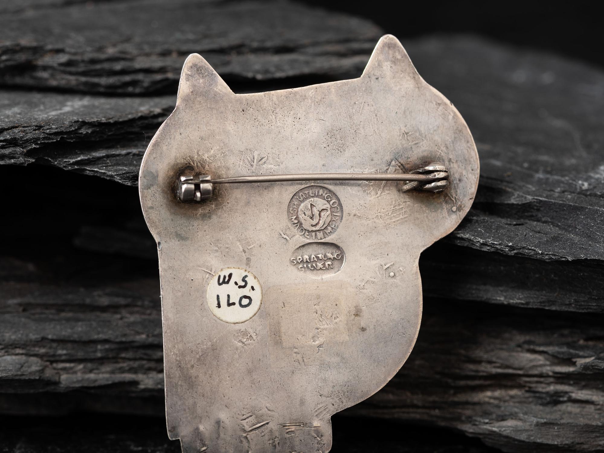 Taxco Silver and Amethyst Brooches/Pins, 1940-1946