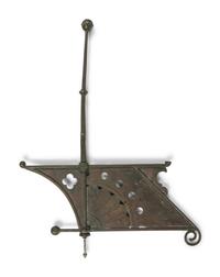 A Cut and Molded Copper Directional Weathervane