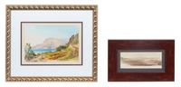 four watercolors, ,