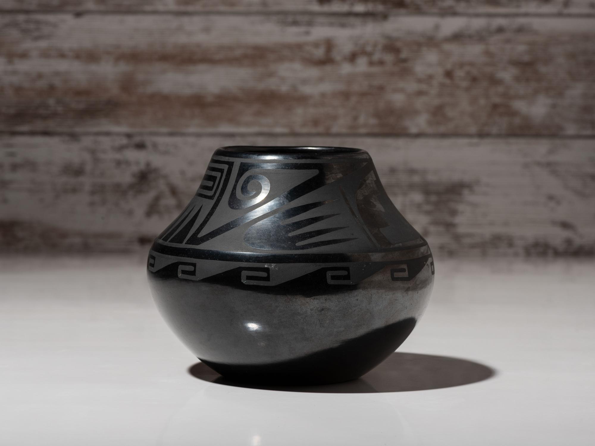 Blackware Pottery Jar, July 1967