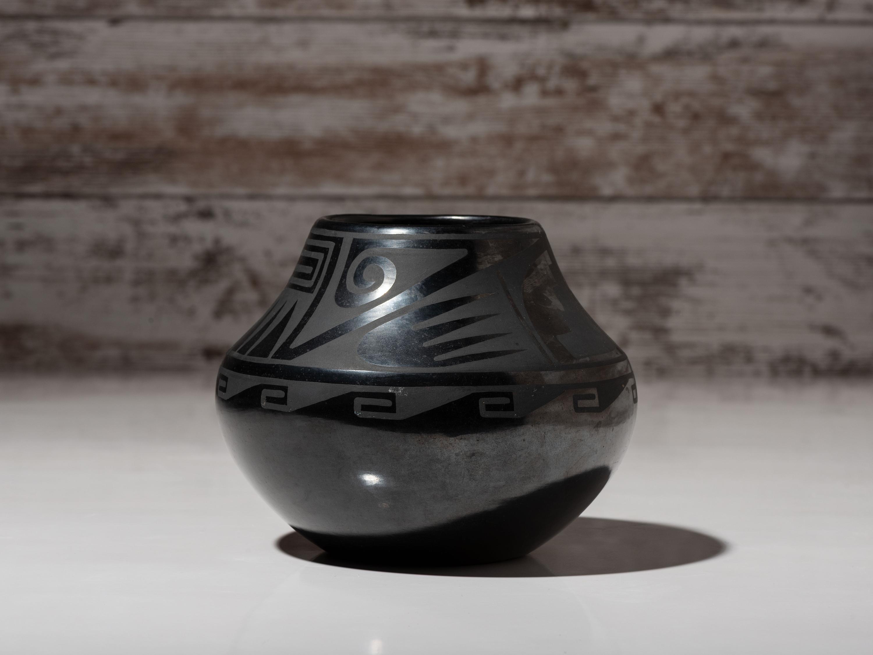 Blackware Pottery Jar, July 1967