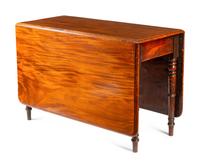 A Regency Style Mahogany Drop-Leaf Table