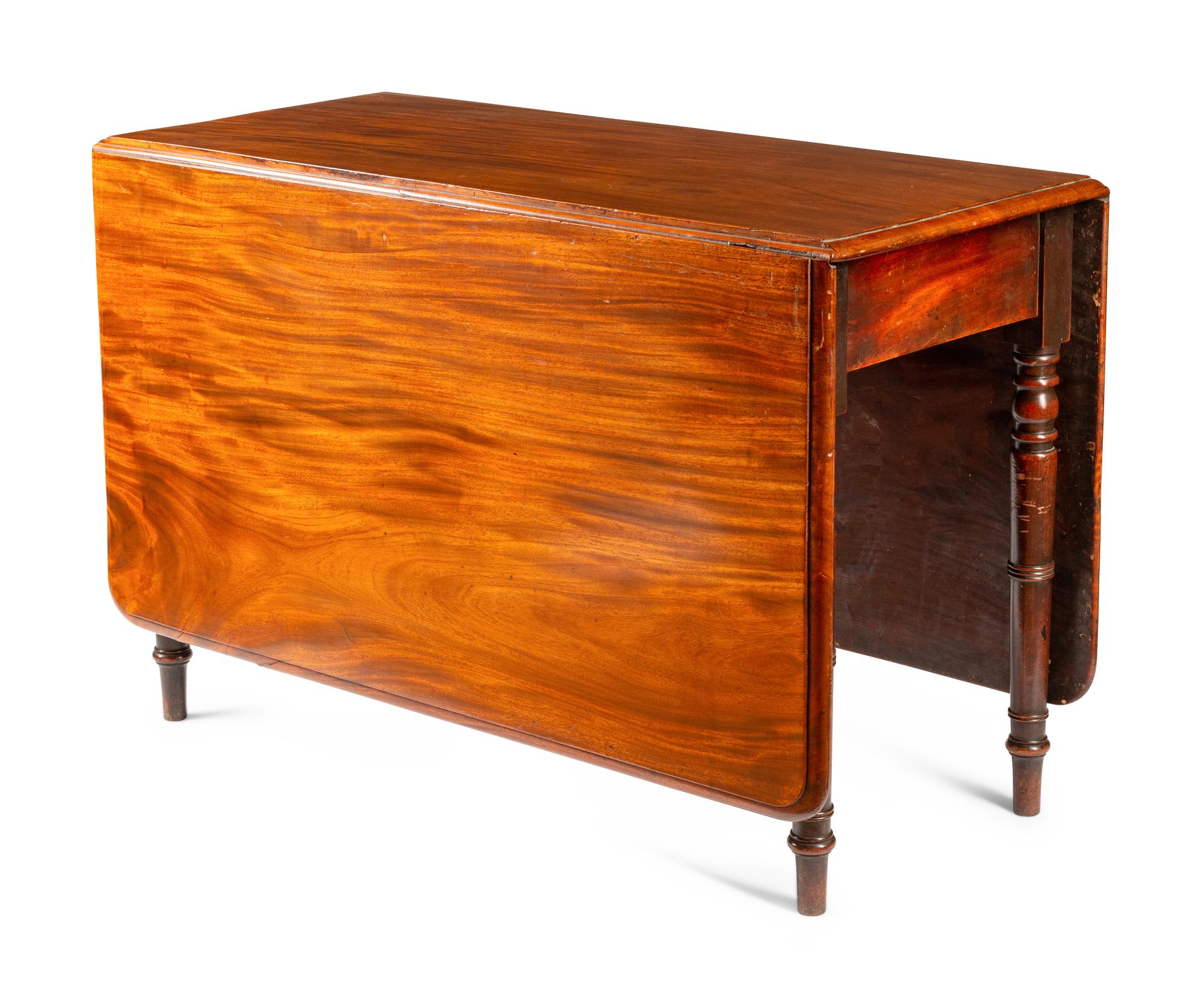 A Regency Style Mahogany Drop-Leaf Table