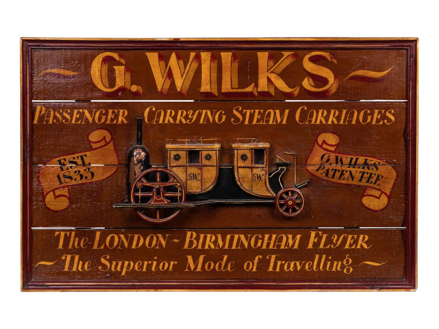 An English Painted Trade Sign