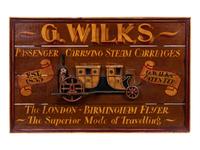 An English Painted Trade Sign