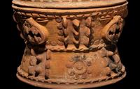 A Maya Red-Ware Jaguar Incensario